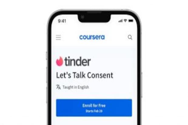 Tinder launches free online course on interpersonal consent on Coursera