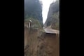 Landslide cuts off road connectivity in Arunachal’s Dibang Valley near China border | Watch