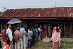 Repolling underway in six polling booths in Outer Manipur Lok Sabha seat