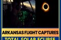 Arkansas flight captures total solar eclipse