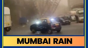 Mumbai Rains: A scaffolding collapses in Wadala amid dust storm