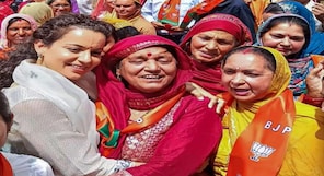 Visiting temples, obliging selfie requests, jabbing rivals – Kangana Ranaut is wooing voters on campaign trail