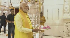 PM Modi visits Ram Mandir for first time since 'Pran Pratishtha', offers prayers before roadshow