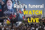 WATCH LIVE: Arab leaders stand with Houthi and Hezbollah reps at Raisi's funeral