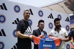 Watch: Rohit Sharma and BCCI secretary Jay Shah display new team India jersey at Narendra Modi Stadium