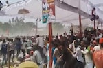 Chaos in Akhilesh Yadav's rally in Sant Kabir Nagar as SP workers break through security cordon