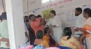 Watch | YSRCP MLA slaps voter at polling booth in Andhra Pradesh's Guntur; he gives it back