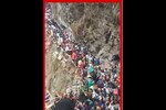 Char Dham Yatra: Thousands of devotees walk treacherous route to reach Yamunotri — watch video